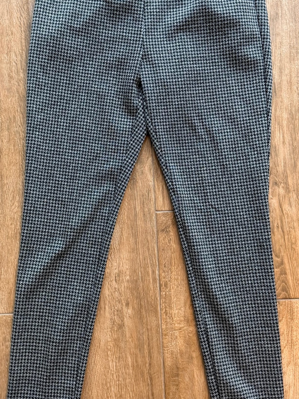 Women’s Houndstooth Slim Dress Pants - Black/Gray